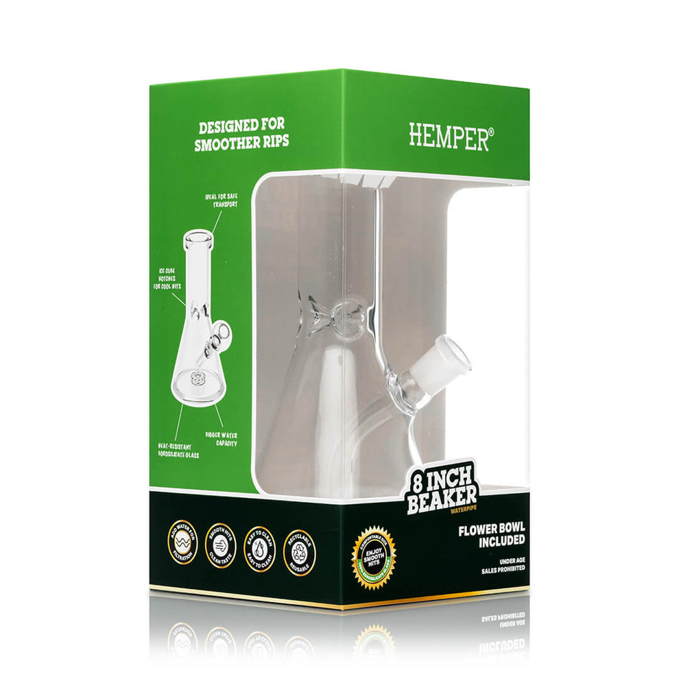 HEMPER 8" Beaker Bong - 9