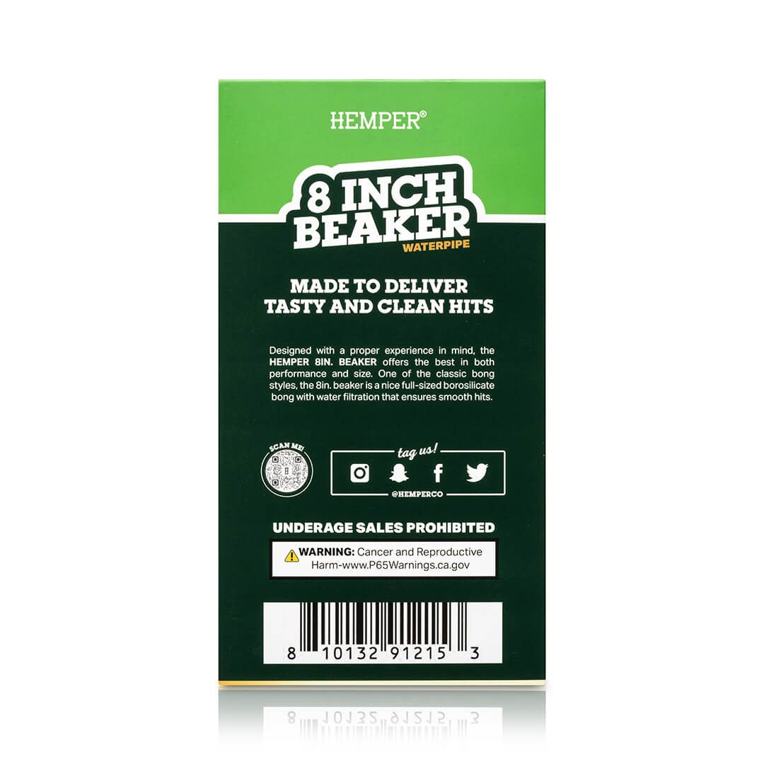 HEMPER 8" Beaker Bong - 
