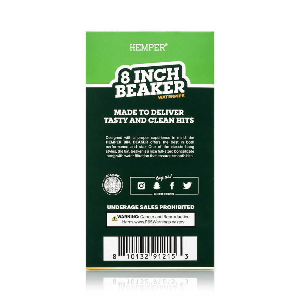 HEMPER 8" Beaker Bong - 11