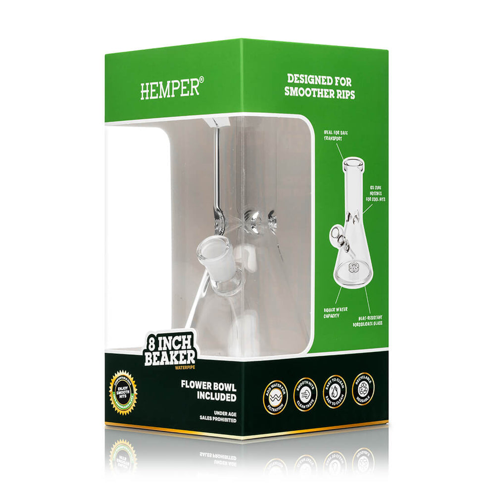 HEMPER 8" Beaker Bong - 8