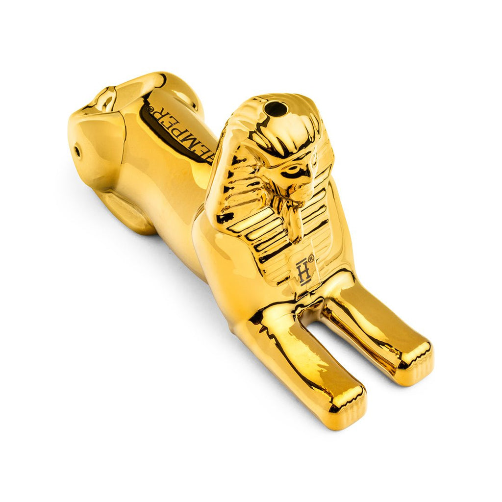 Egypt Sphinx Glass Hand Pipe - HEMPER