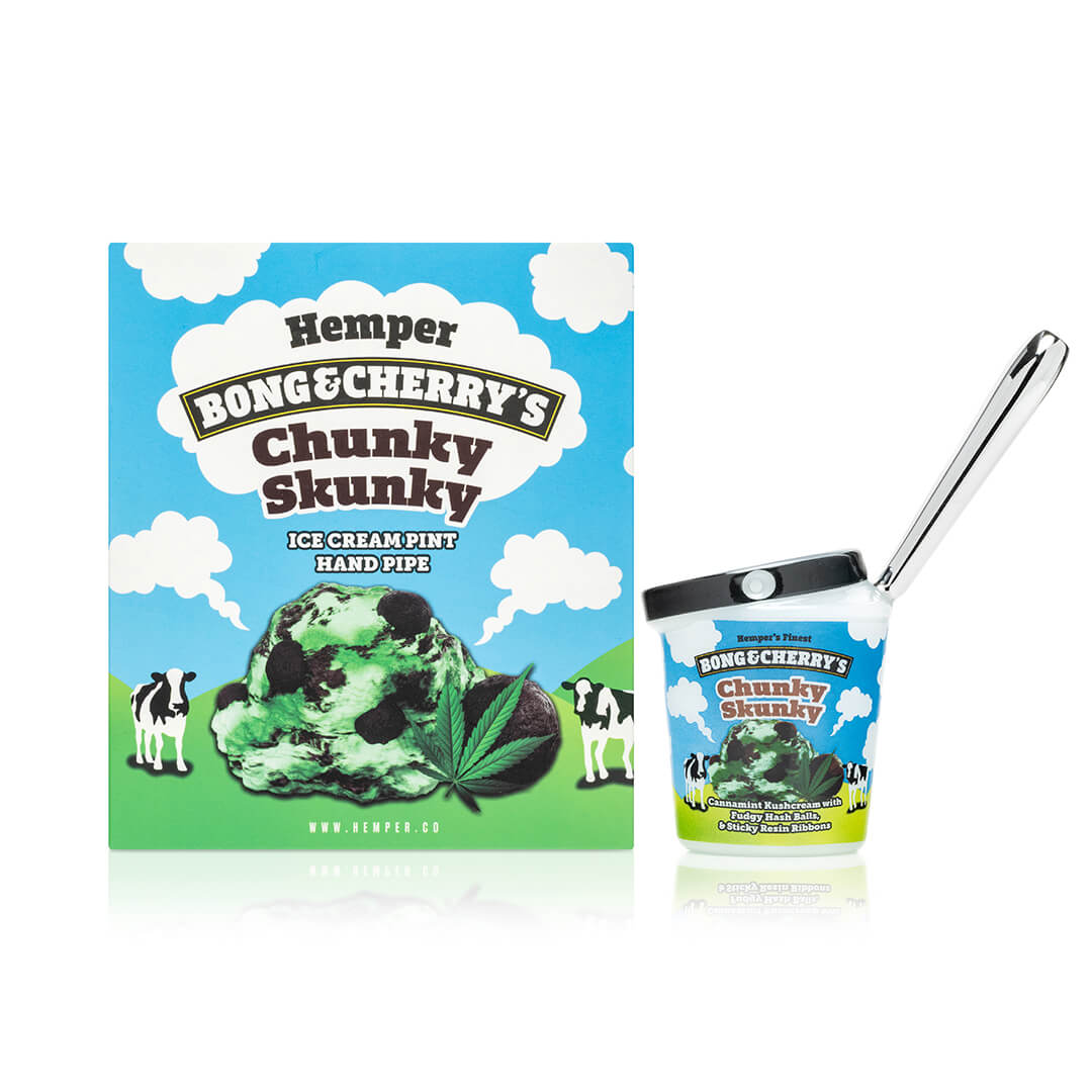 Bong & Cherry's Ice Cream Hand Pipe - 