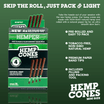 Mini Size Paper Tipped Hemp Cones (4 Pack) - HEMPER