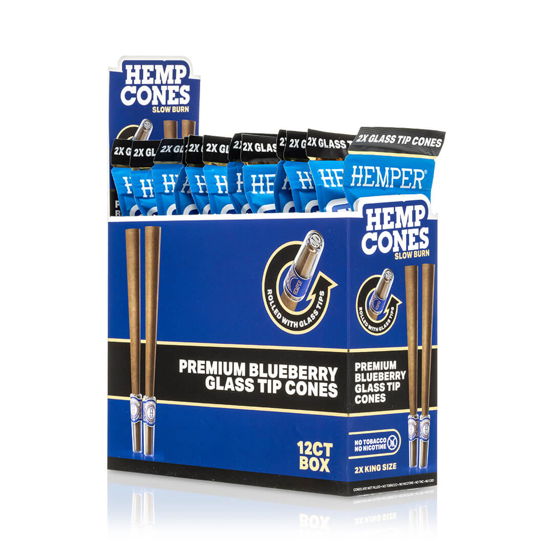 King Size Pre - Rolled Hemp Cones - HEMPER - 