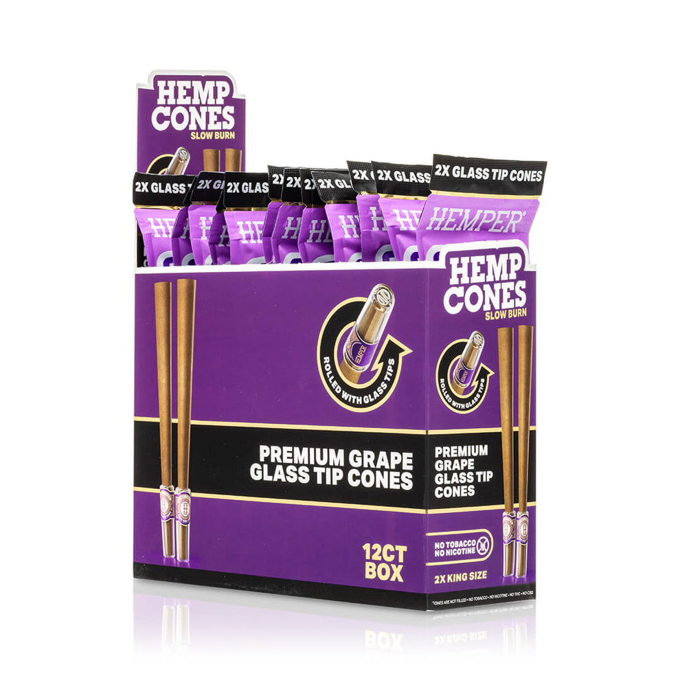 King Size Pre - Rolled Hemp Cones - HEMPER - 29