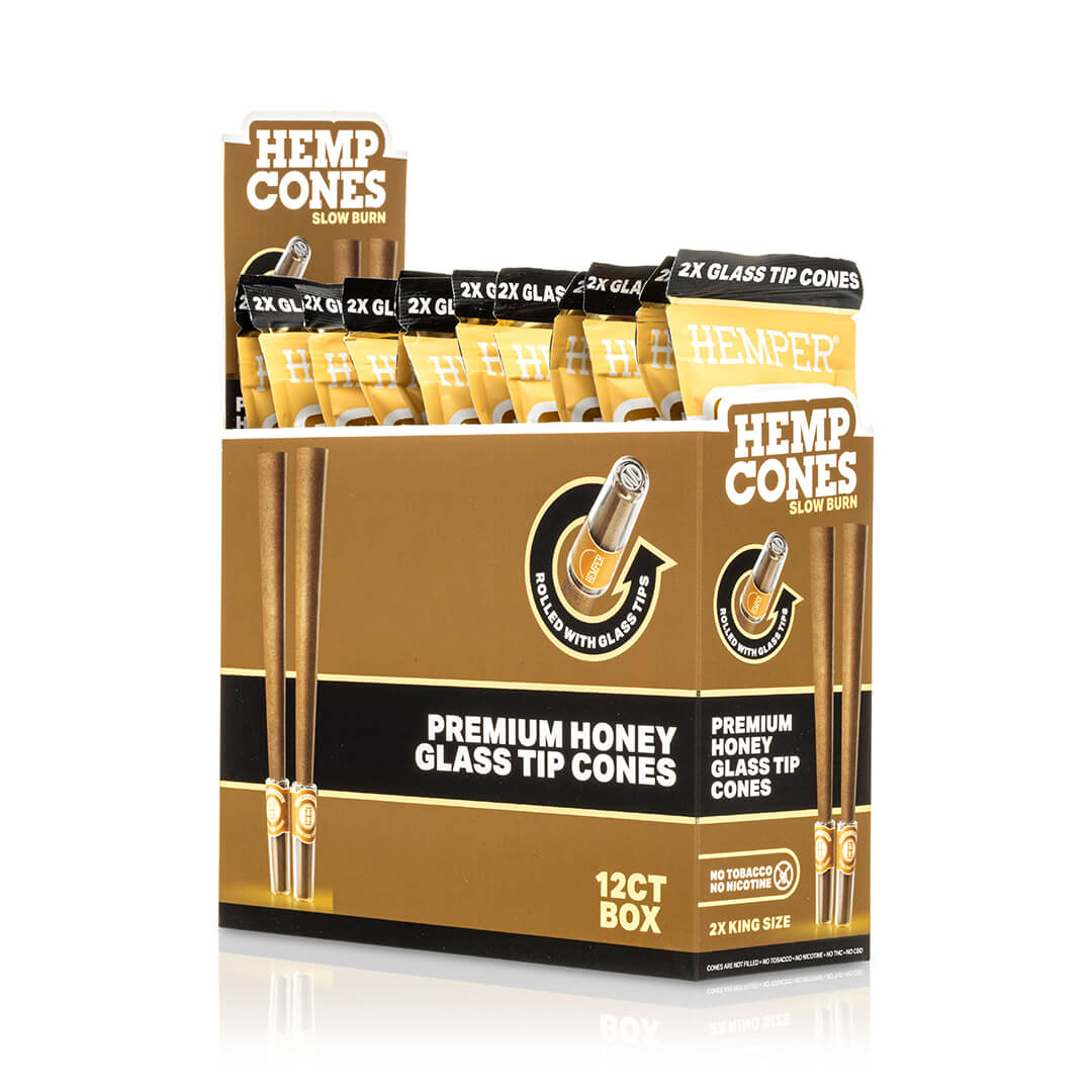 King Size Pre - Rolled Hemp Cones - HEMPER - 