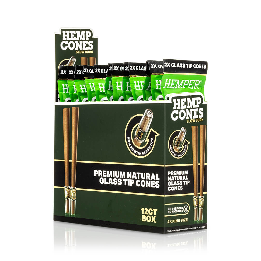 King Size Pre - Rolled Hemp Cones - HEMPER - 