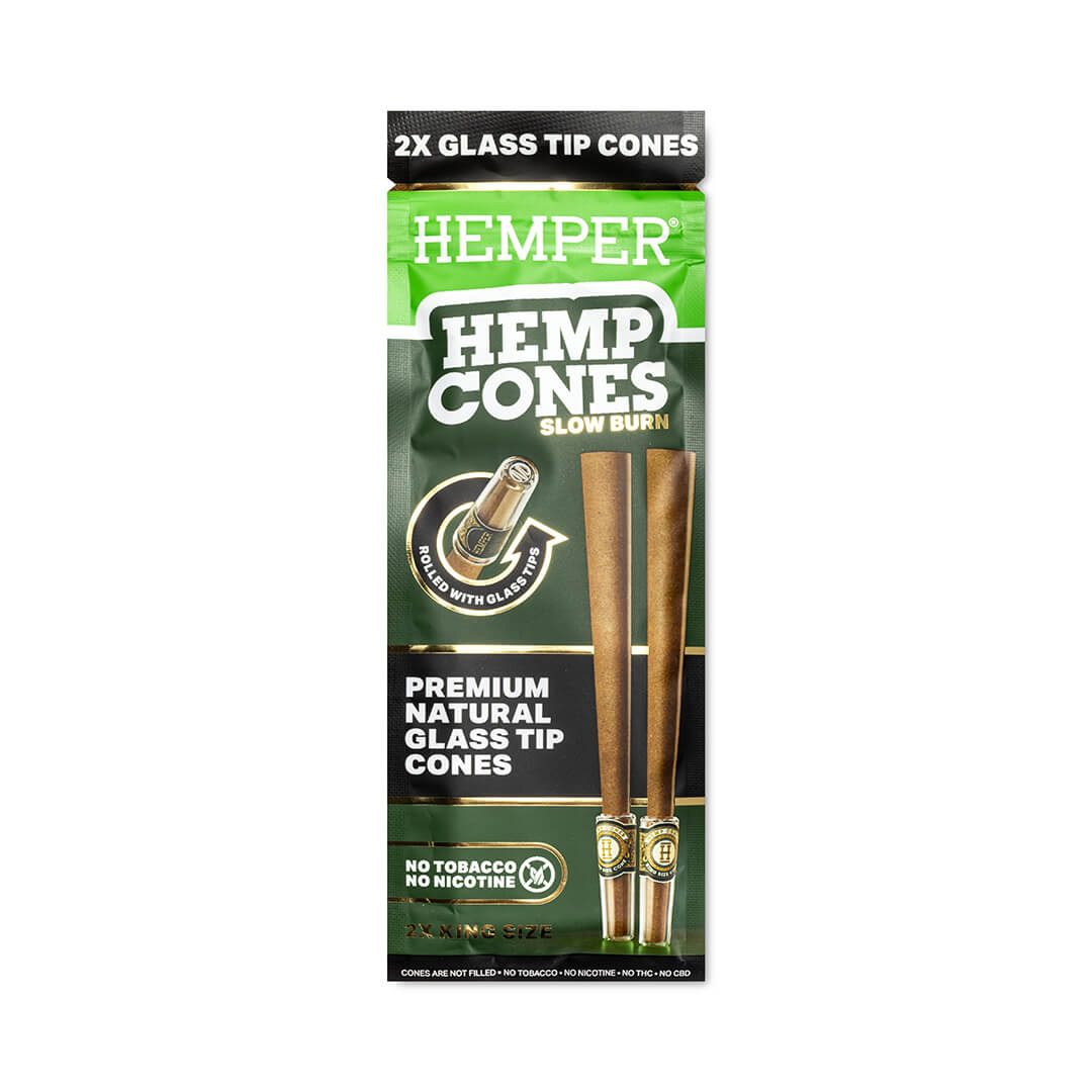 King Size Pre - Rolled Hemp Cones - HEMPER - 