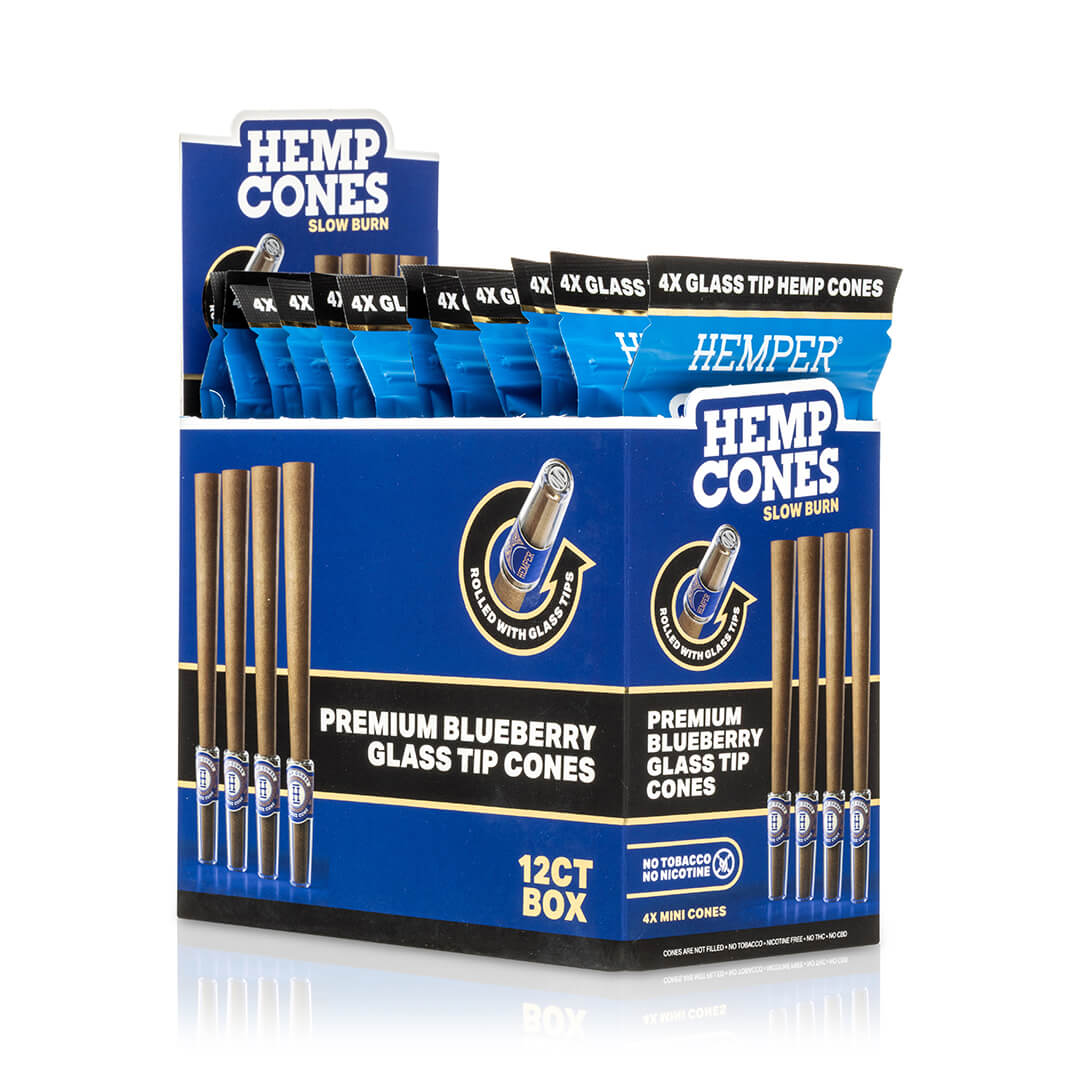 Mini Size Pre - Rolled Hemp Cones - HEMPER - 