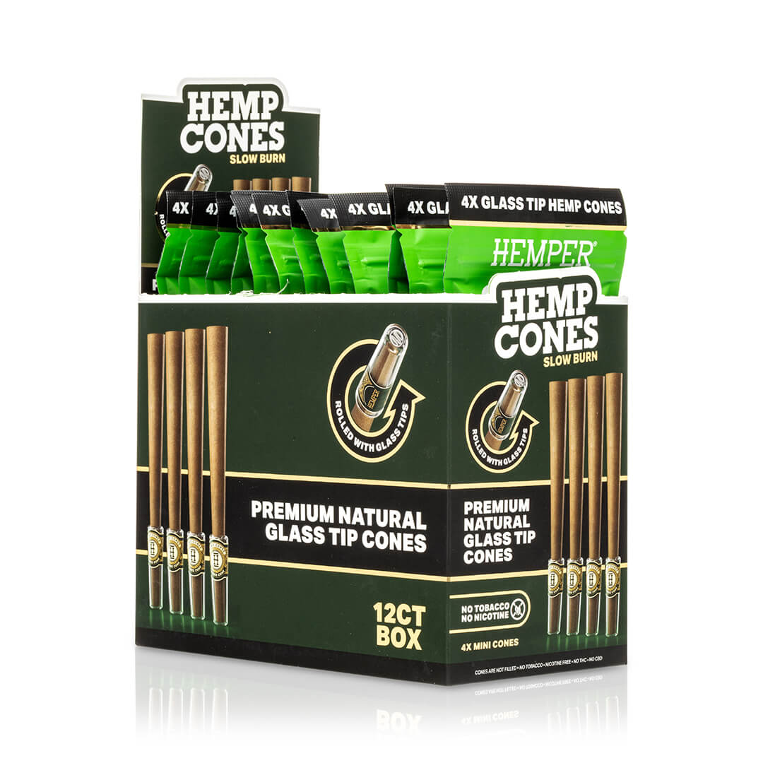 Mini Size Pre - Rolled Hemp Cones - HEMPER - 