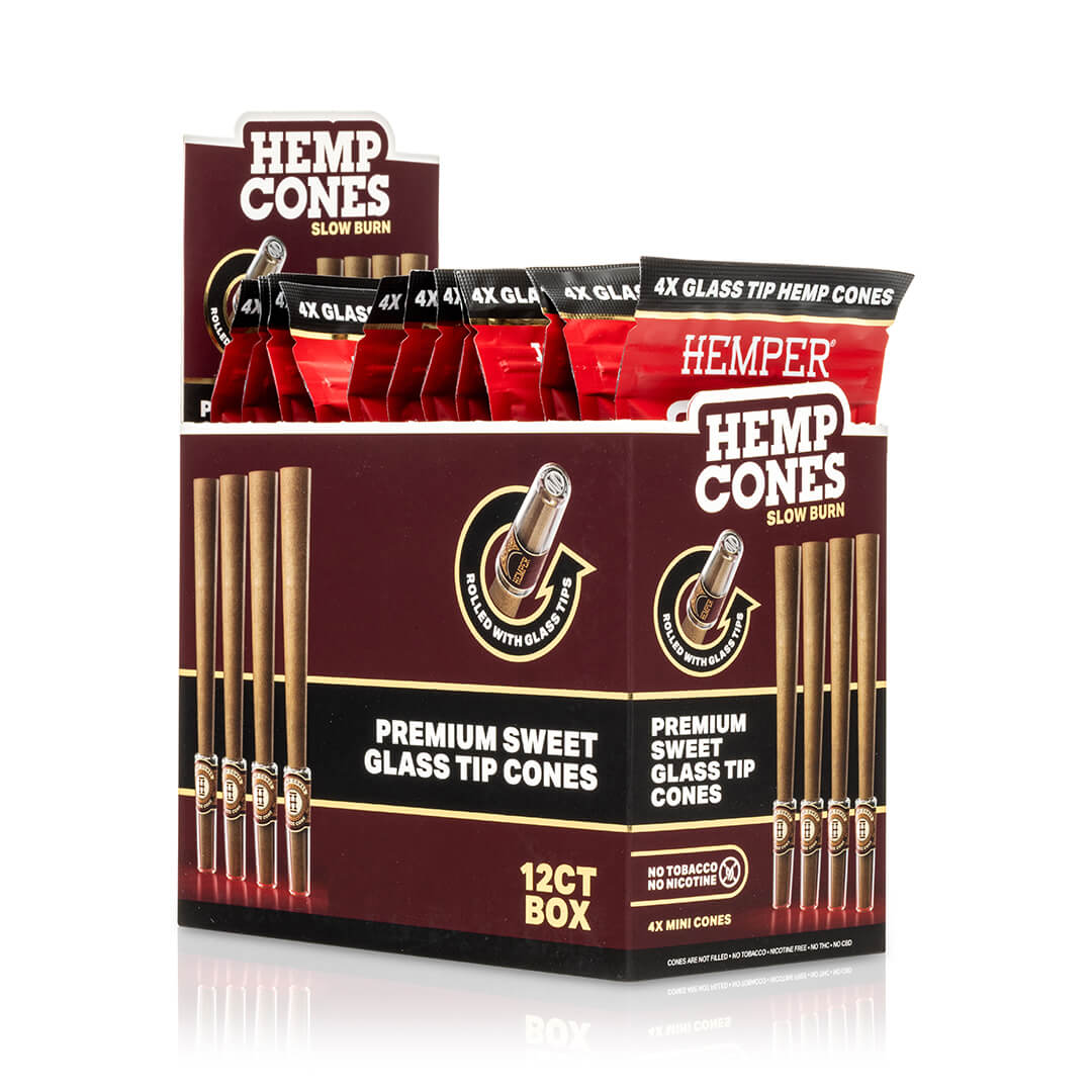 Mini Size Pre - Rolled Hemp Cones - HEMPER - 