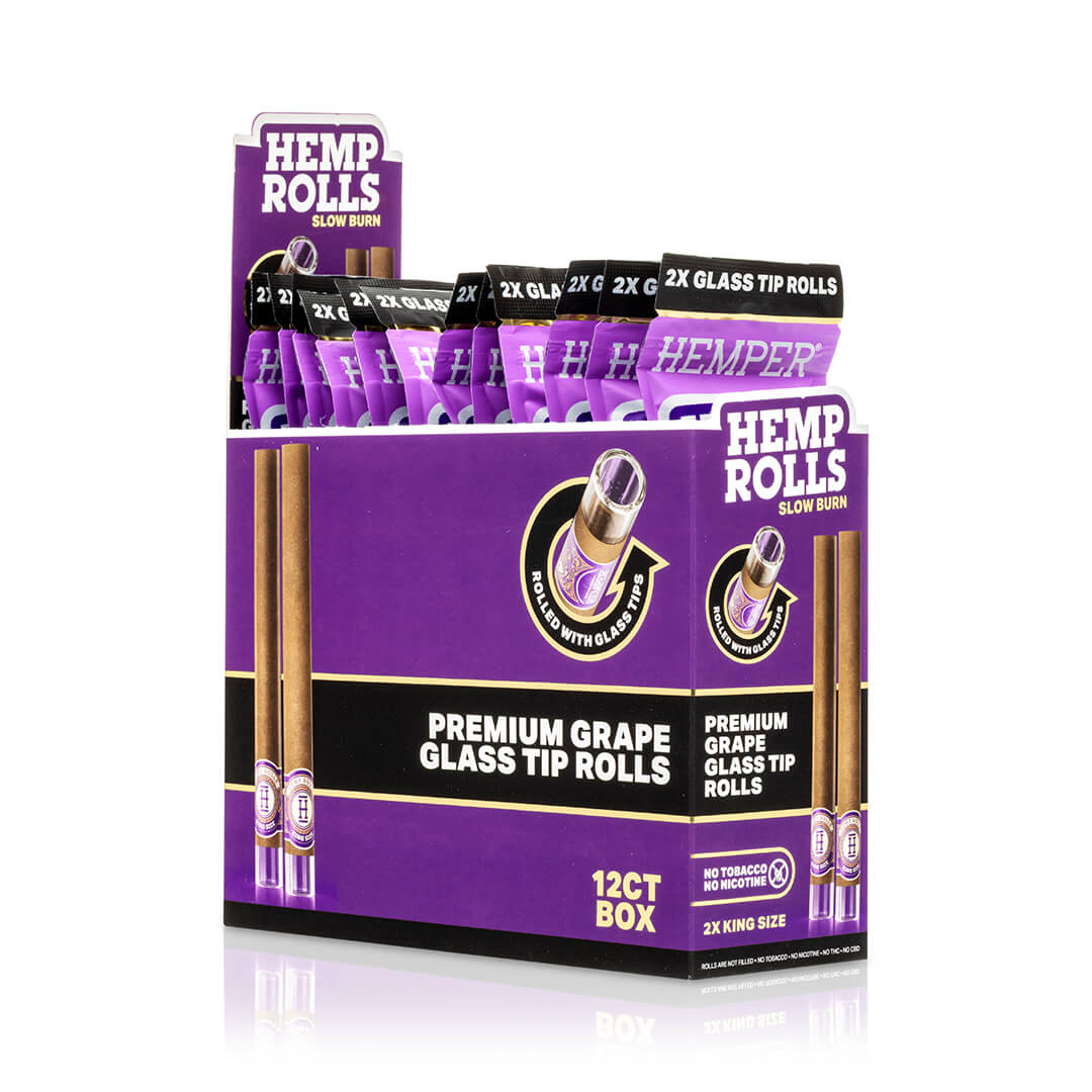King Size Pre - Rolled Hemp Rolls - HEMPER - 