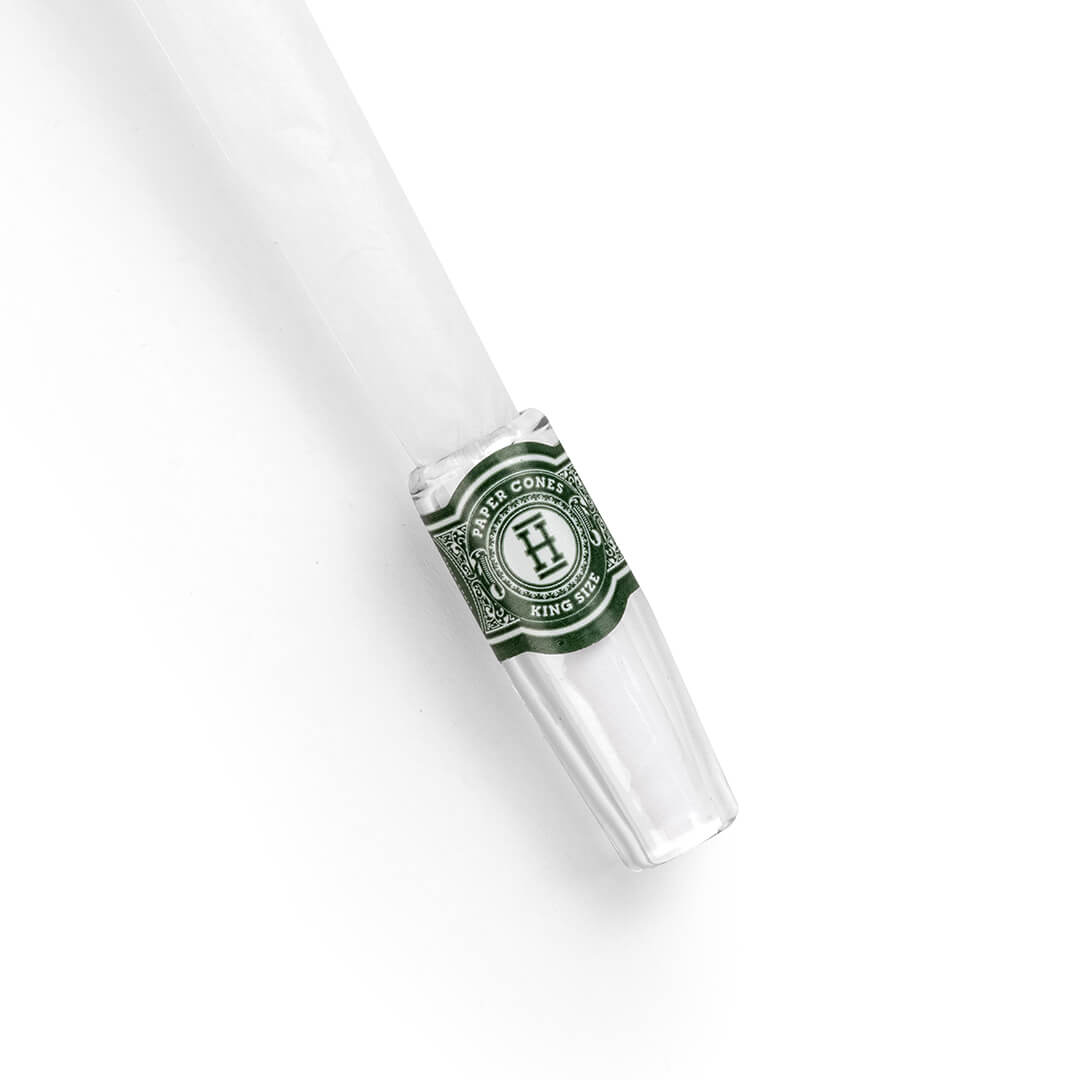 King Size Glass Tipped Paper Cones - HEMPER - 
