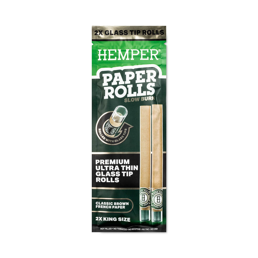 King Size Glass Tipped Paper Rolls - HEMPER - 7