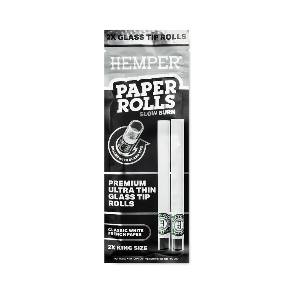 King Size Glass Tipped Paper Rolls - HEMPER - 2