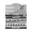 King Size Rolling Paper Booklet + Glass Tips - HEMPER