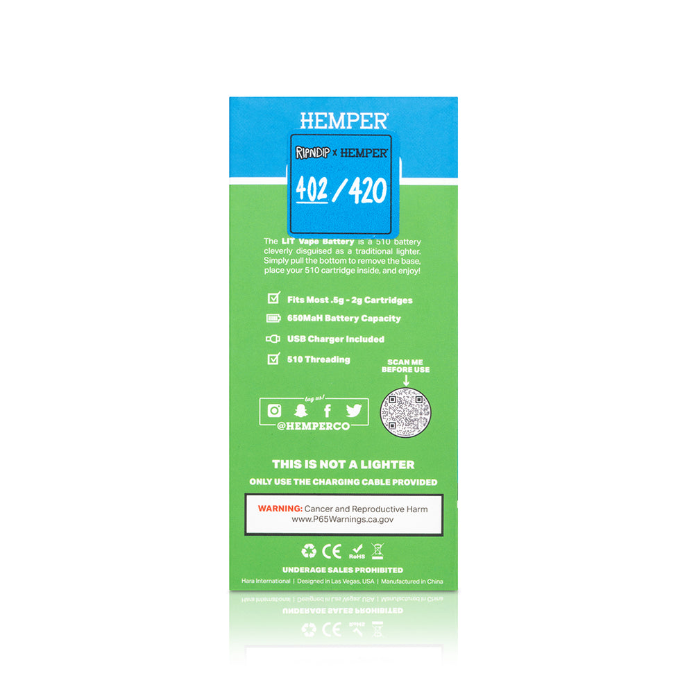 RipnDip Lit Vape Battery Packaging - 7