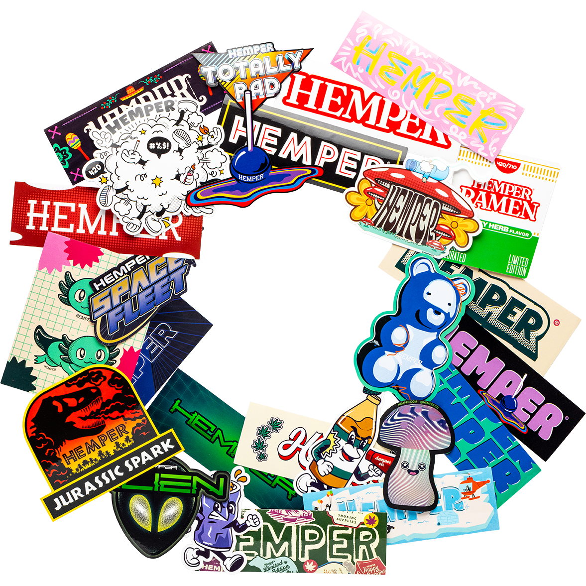 Hemper Sticker Pack - 