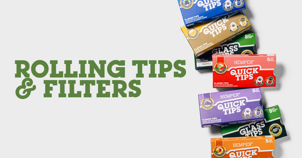 best affordable filter tips for hand rolling tobacco Rolling Tips & Filters for Joints, Blunts & Cigarettes – HEMPER