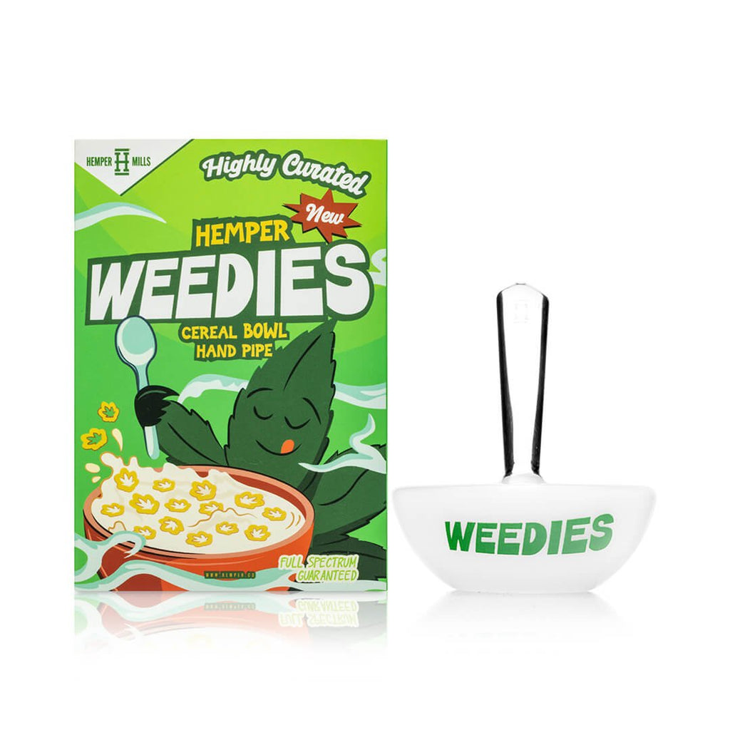 Weedies Cereal Bowl Hand Pipe - HEMPER