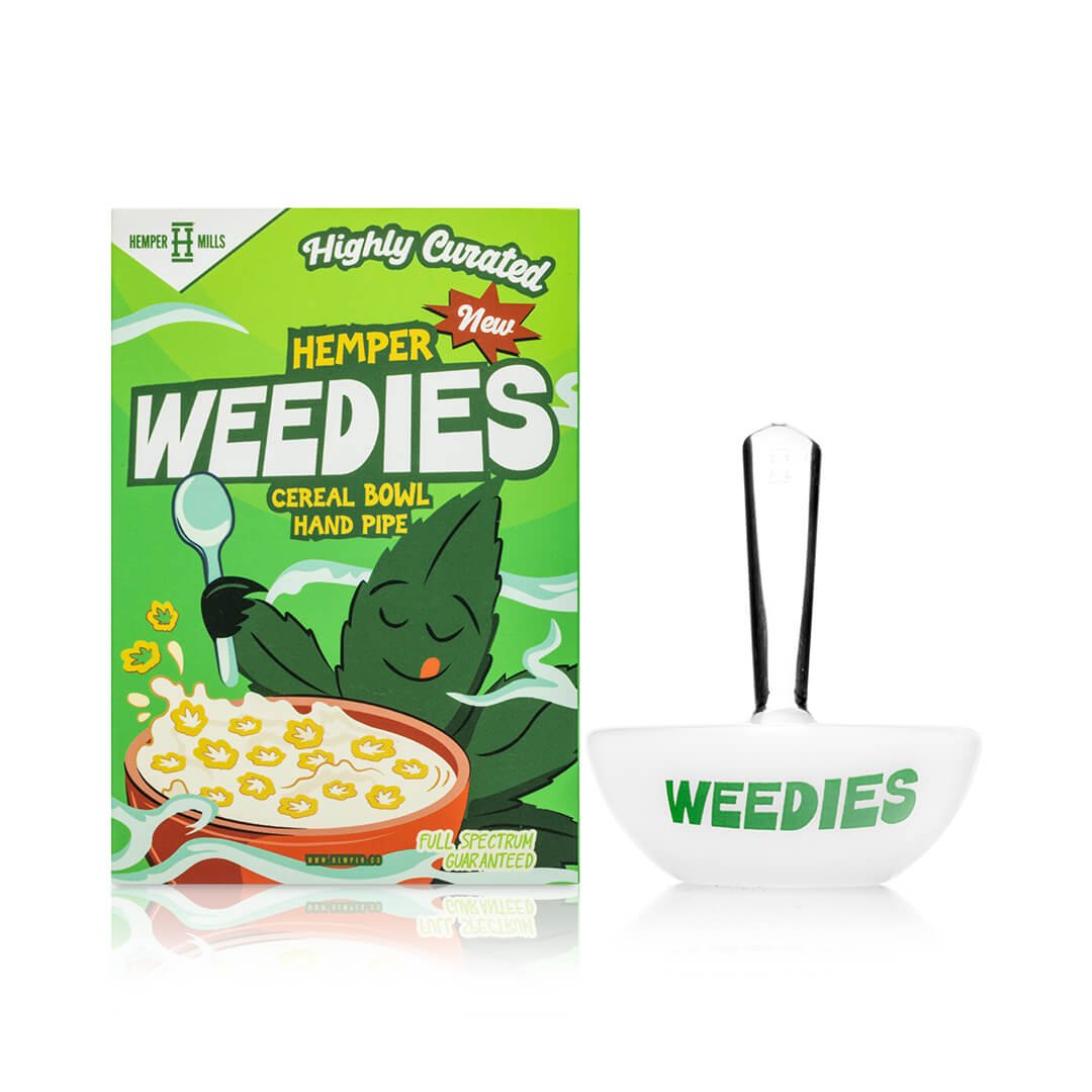 Weedies Cereal Bowl Hand Pipe - HEMPER - 