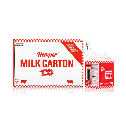 Weedies Milk Carton Bong - HEMPER