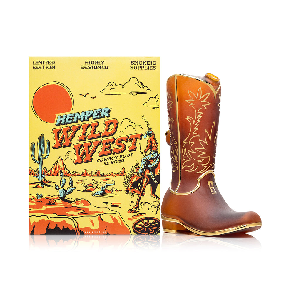 Wild West Cowboy Boot XL Bong - 1