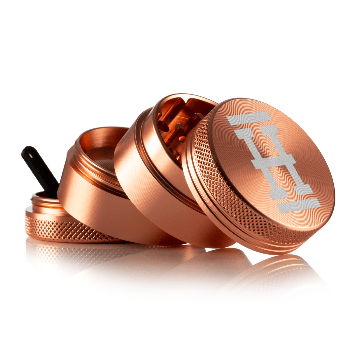 4 - Piece Aluminum Herb Grinder - Small - HEMPER - 
