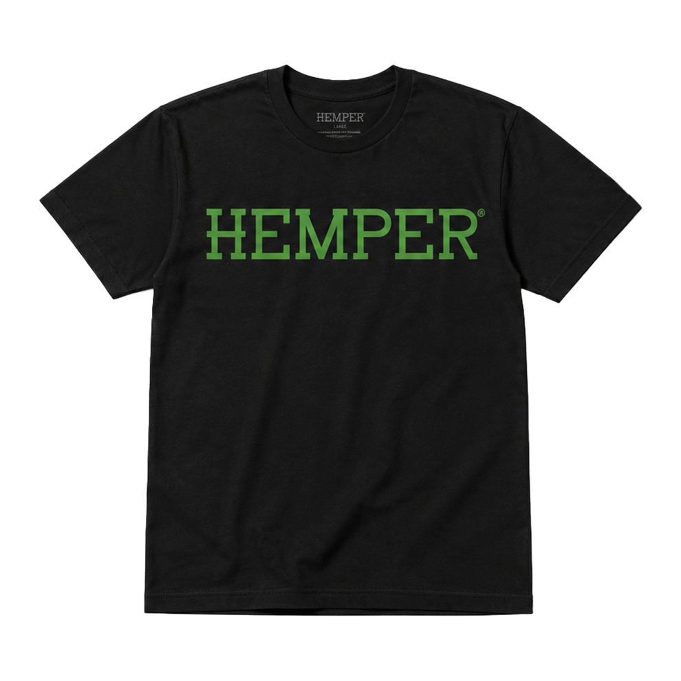 Hemper Apparel - Standard Staff Unisex T-Shirt - Black - Large - 1