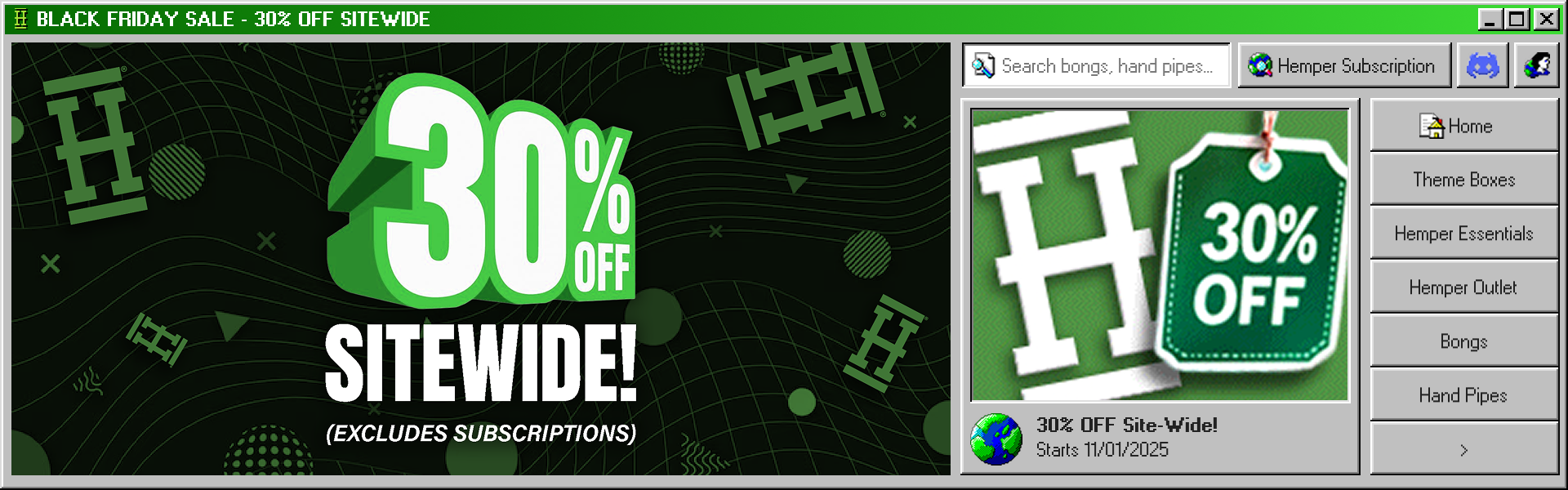 Black Friday Sale - 30% Off