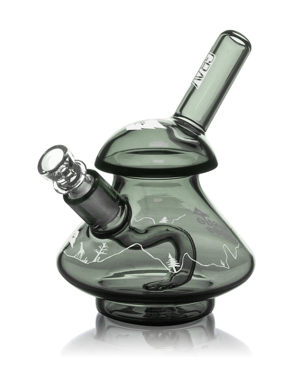 GRAV x LRG Hustle Trees Wobble Glass Bubbler - 1