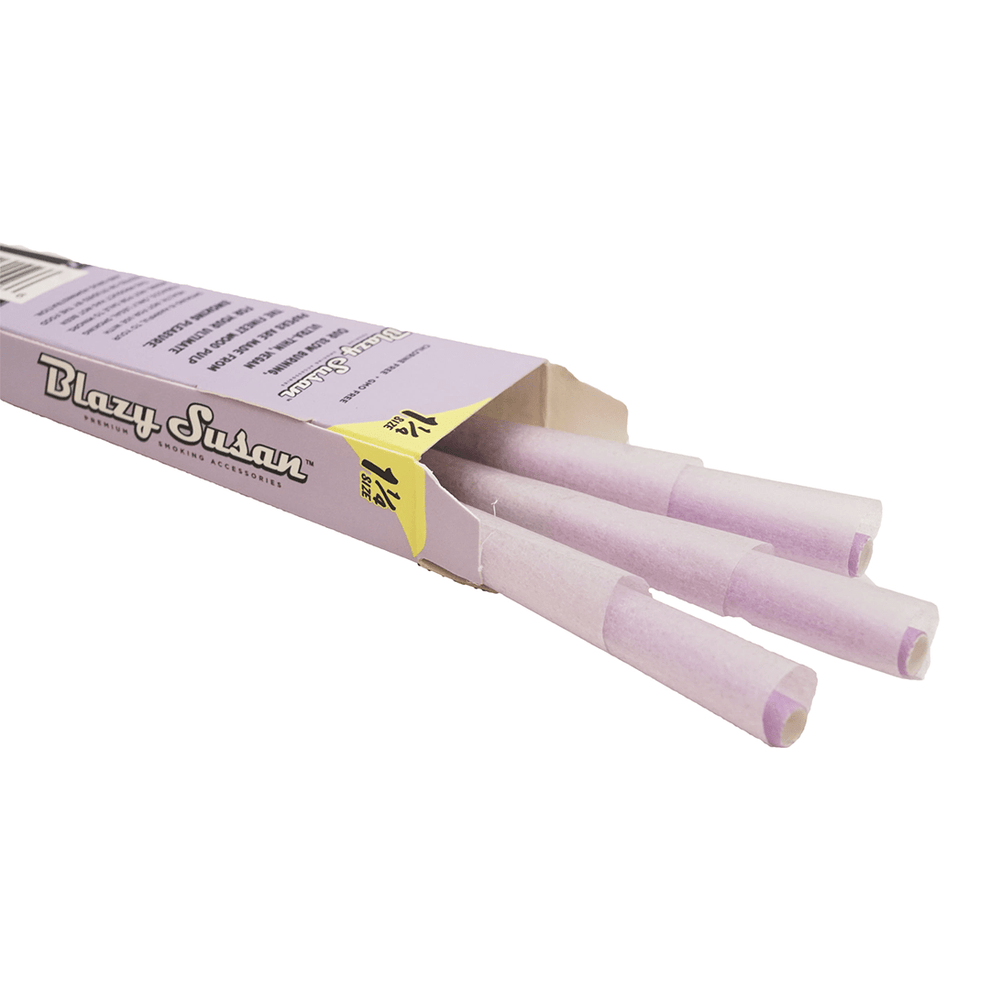 Blazy Susan Purple Paper Cones - HEMPER - 6