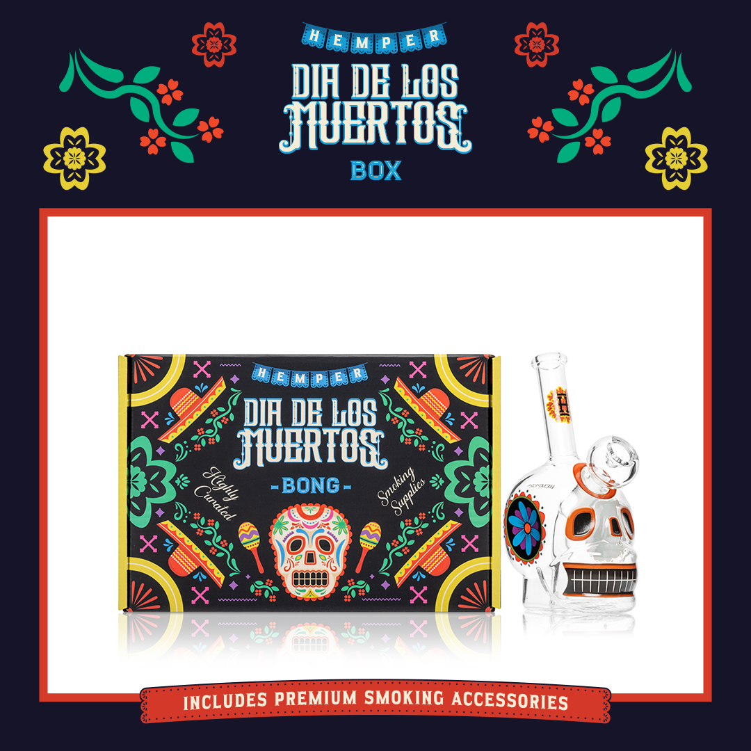 HEMPER Dia De Los Muertos Skull Box - 