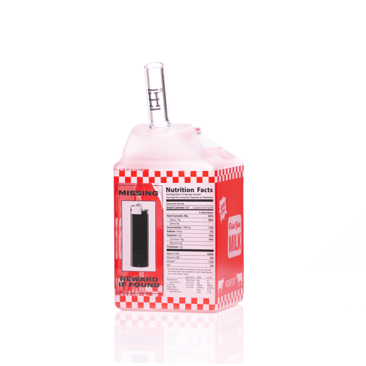Weedies Milk Carton Bong - HEMPER - 