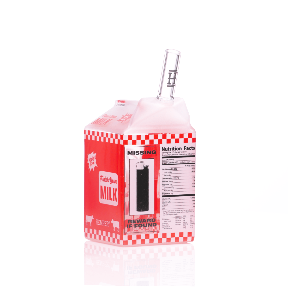 Weedies Milk Carton Bong - HEMPER - 