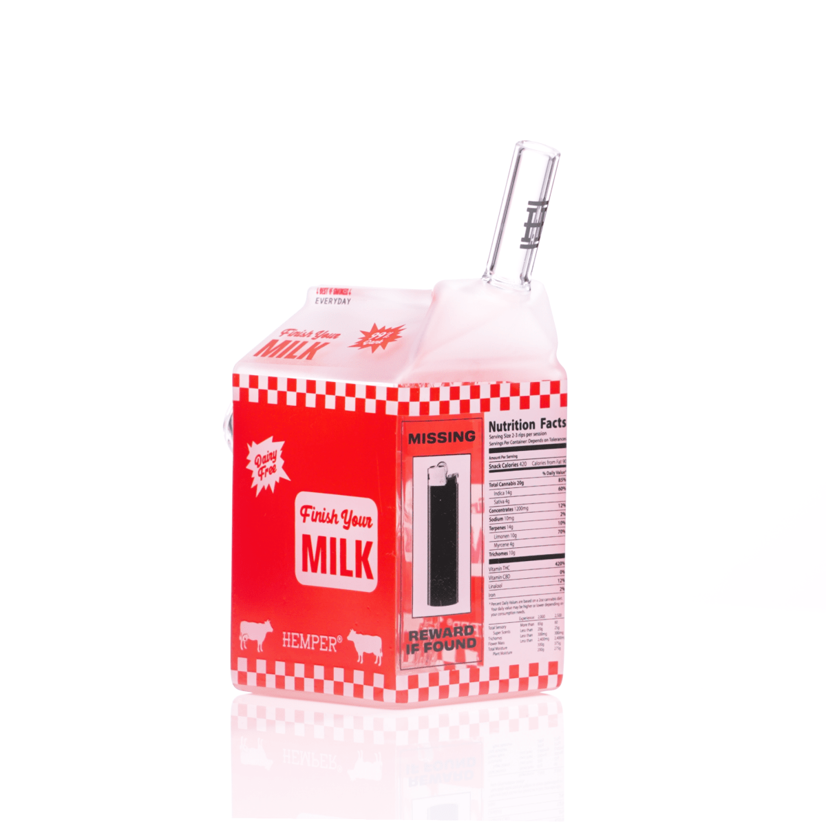 Weedies Milk Carton Bong - HEMPER - 