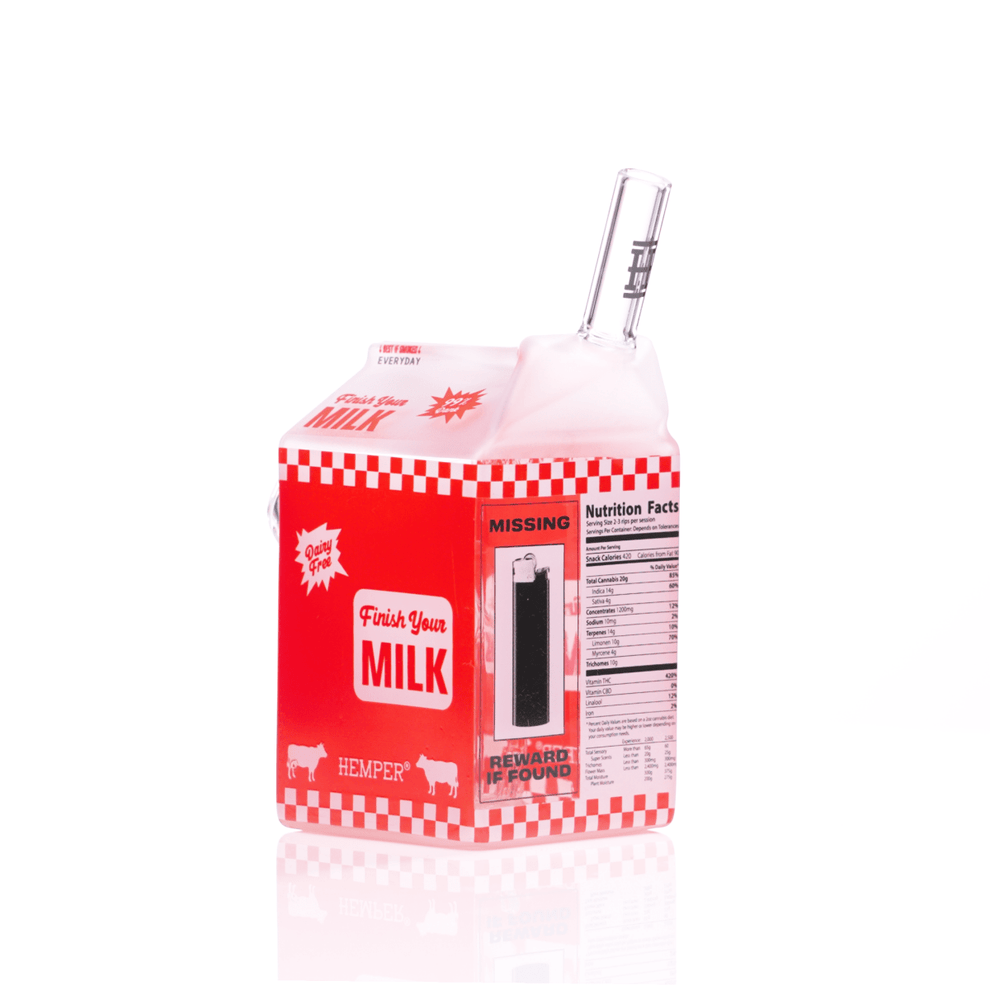 Weedies Milk Carton Bong - HEMPER - 19