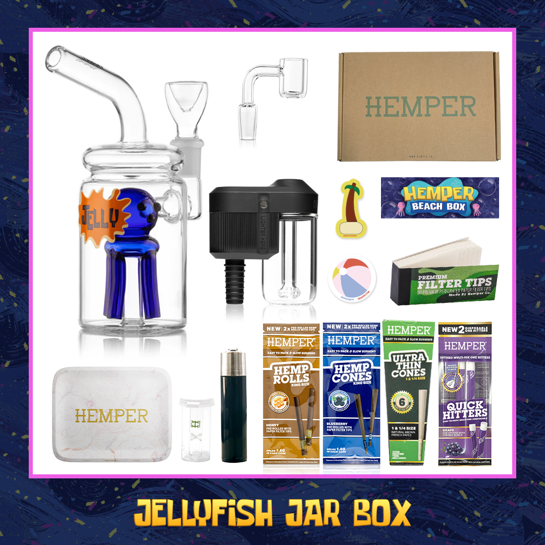 HEMPER Jellyfish Jar Box - Blue