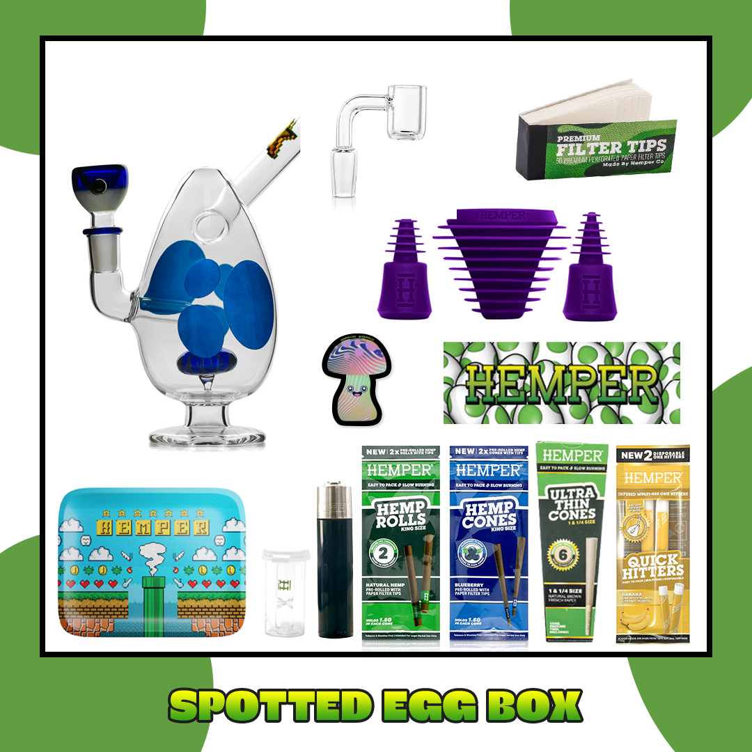 HEMPER Spotted Egg XL Box - Blue - 