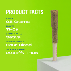 Melee - Sour Diesel Diamond Infused THC-A Pre-Rolls