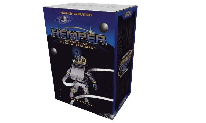 HEMPER Space Fleet Puffco Peak Top Box Front - 8