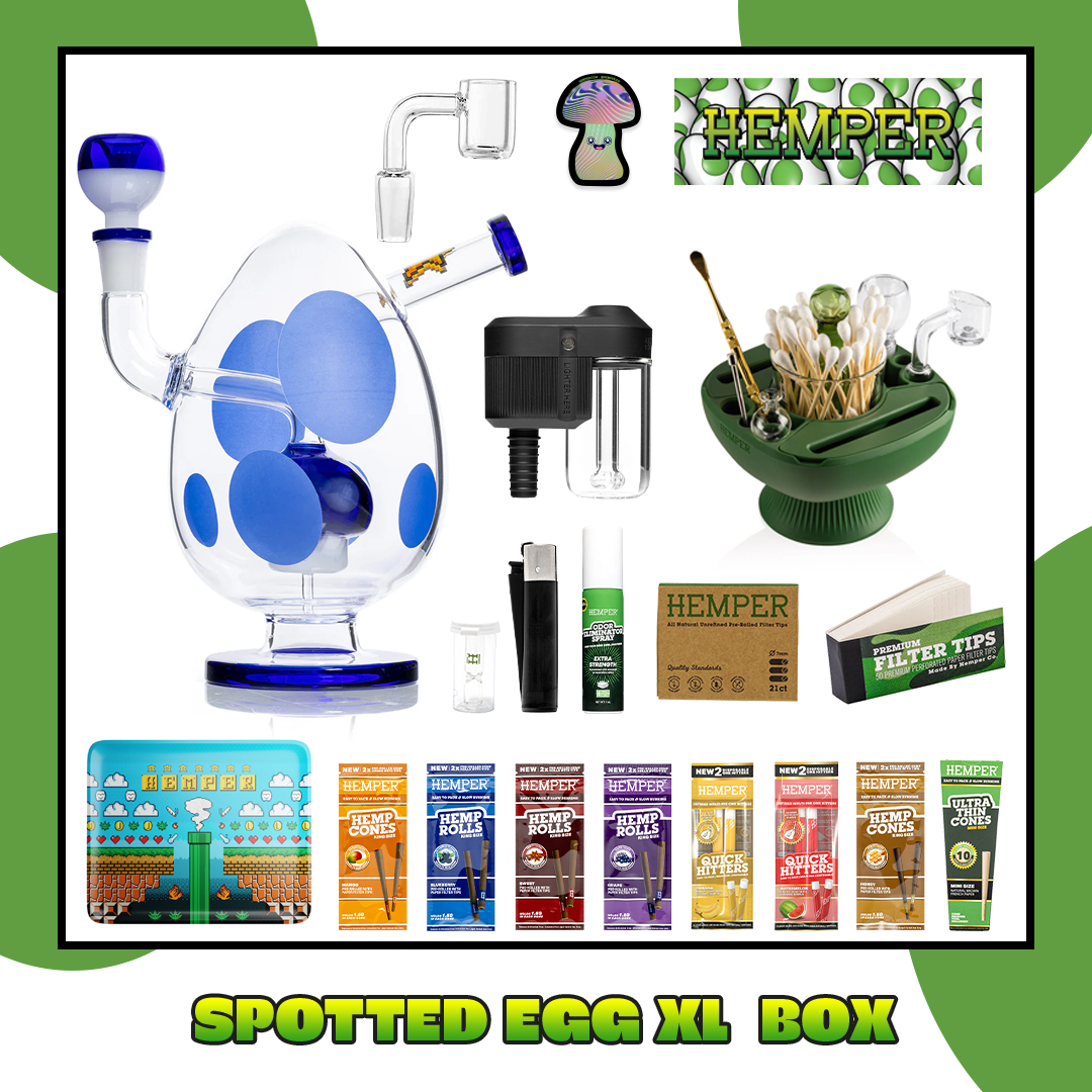 HEMPER Spotted Egg XL Box - Blue