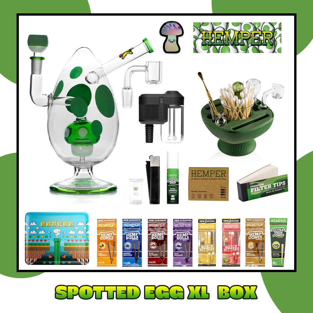 HEMPER Spotted Egg XL Box - Green - 