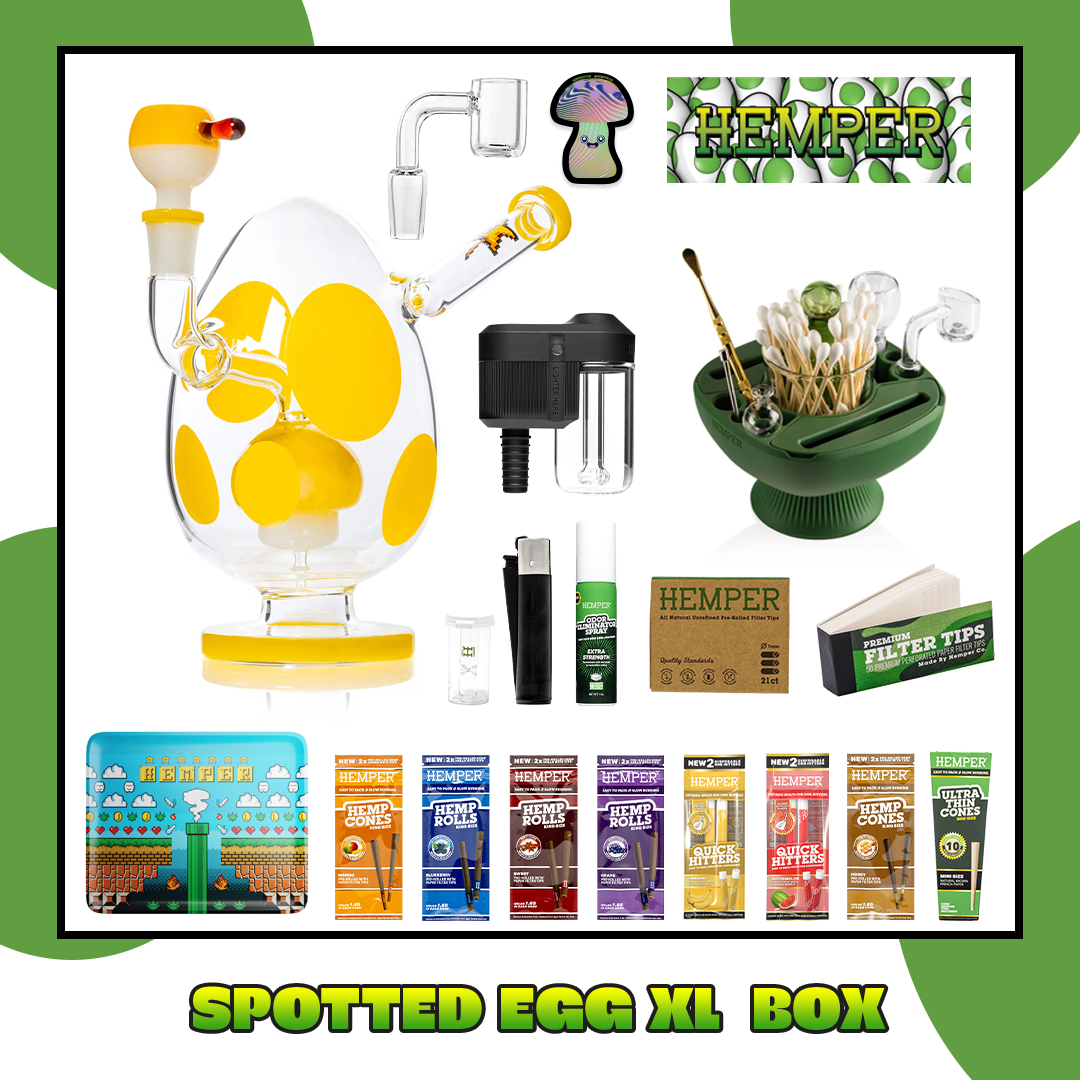 HEMPER Spotted Egg XL Box - Yellow - 