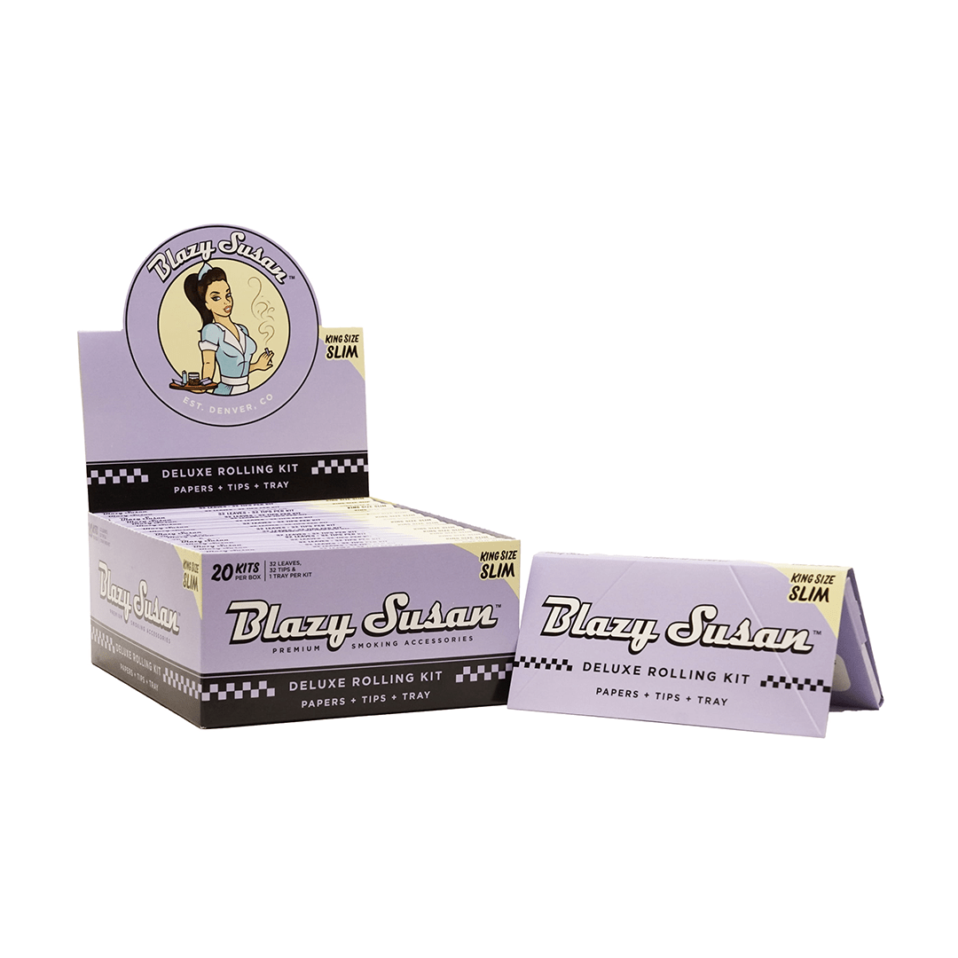 Blazy Susan Purple Rolling Papers - HEMPER - 