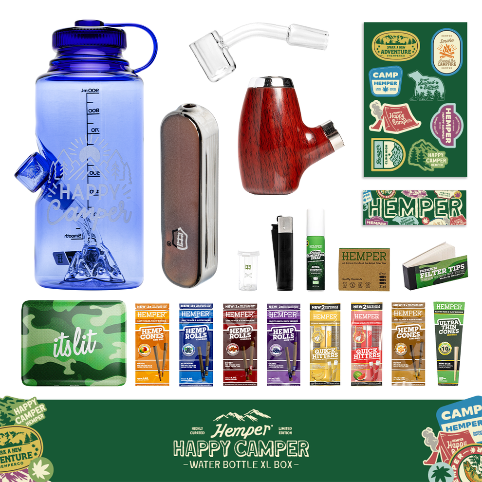 Happy Camper Water Bottle XL Box - HEMPER - 1