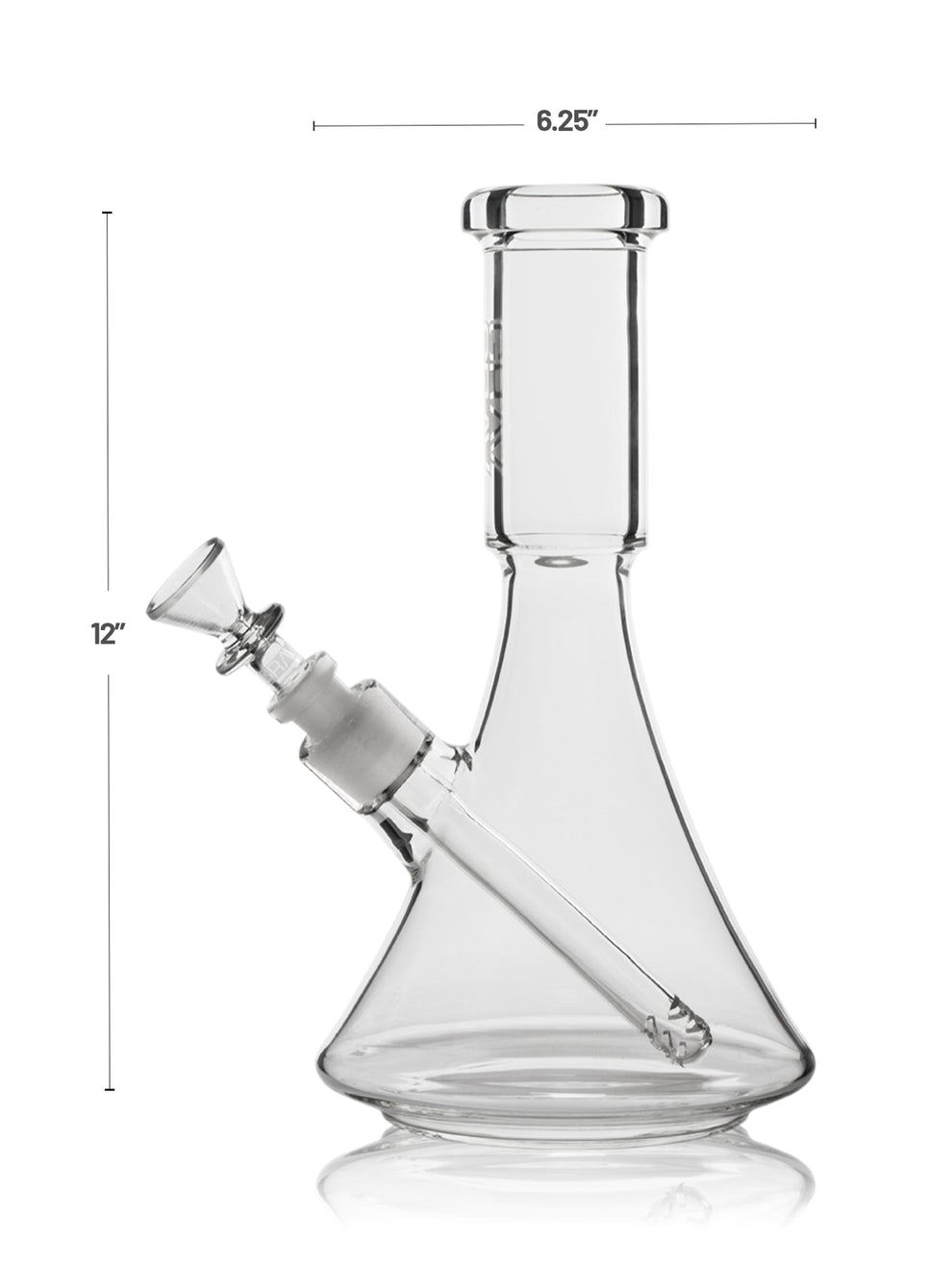 GRAV Large Deco Beaker Bong Size Details - 3
