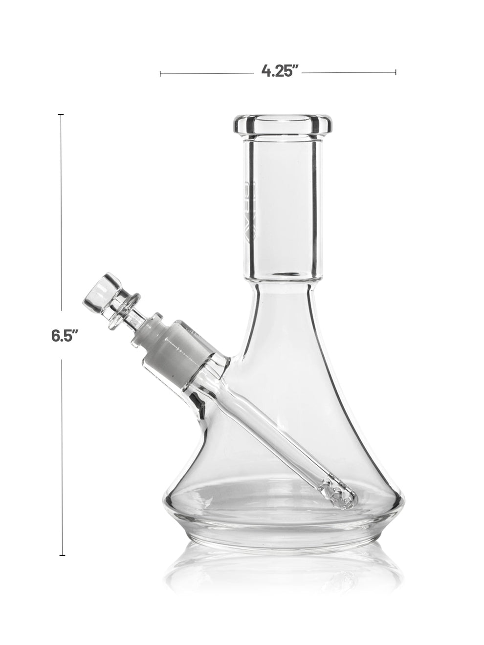 GRAV Small Deco Beaker Bong Size Details - 3