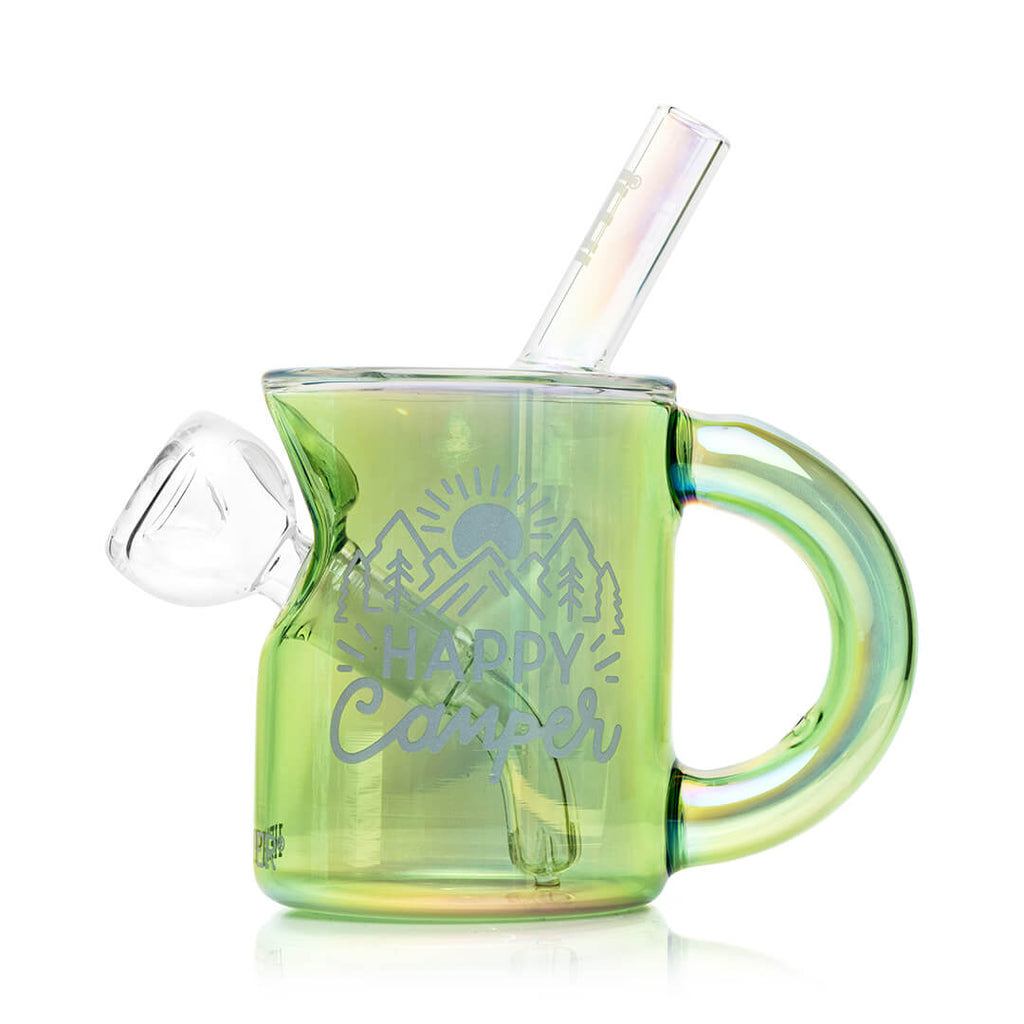 Happy Camper Campfire Mug Bong - HEMPER