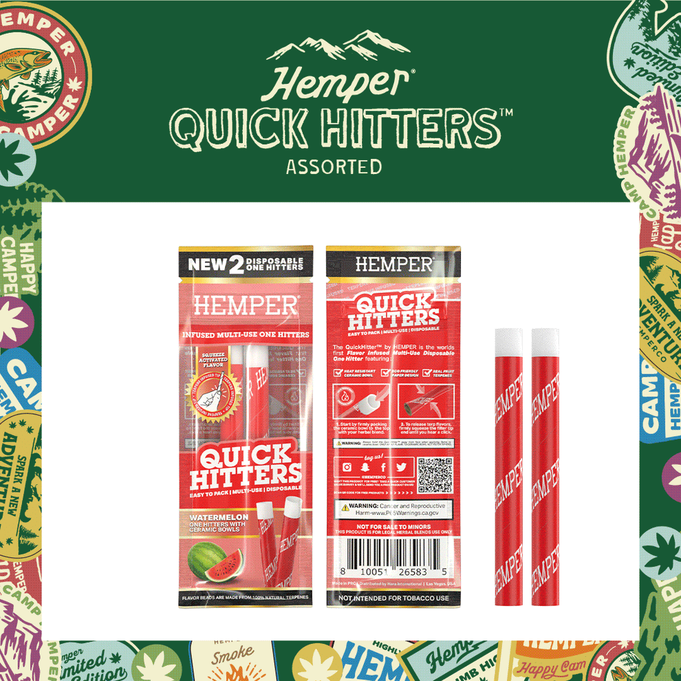 Hemper Assorted Flavor Quick Hitters - 6